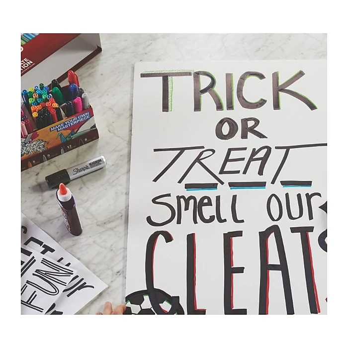 Sharpie King Size Permanent Markers, Chisel Tip, Assorted, 4/Pack (15674) 7 Sharpie King Size Permanent Markers, Chisel Tip, Assorted, 4/Pack (15674) - Image 5